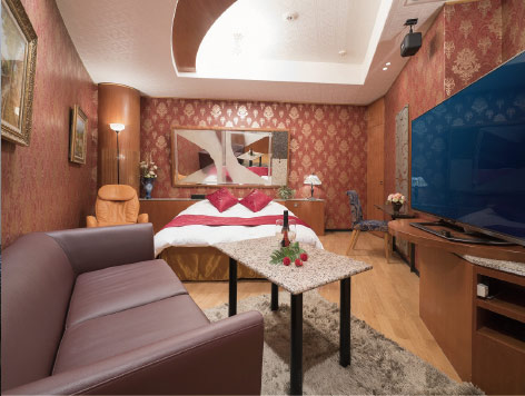 レジャーホテル客室